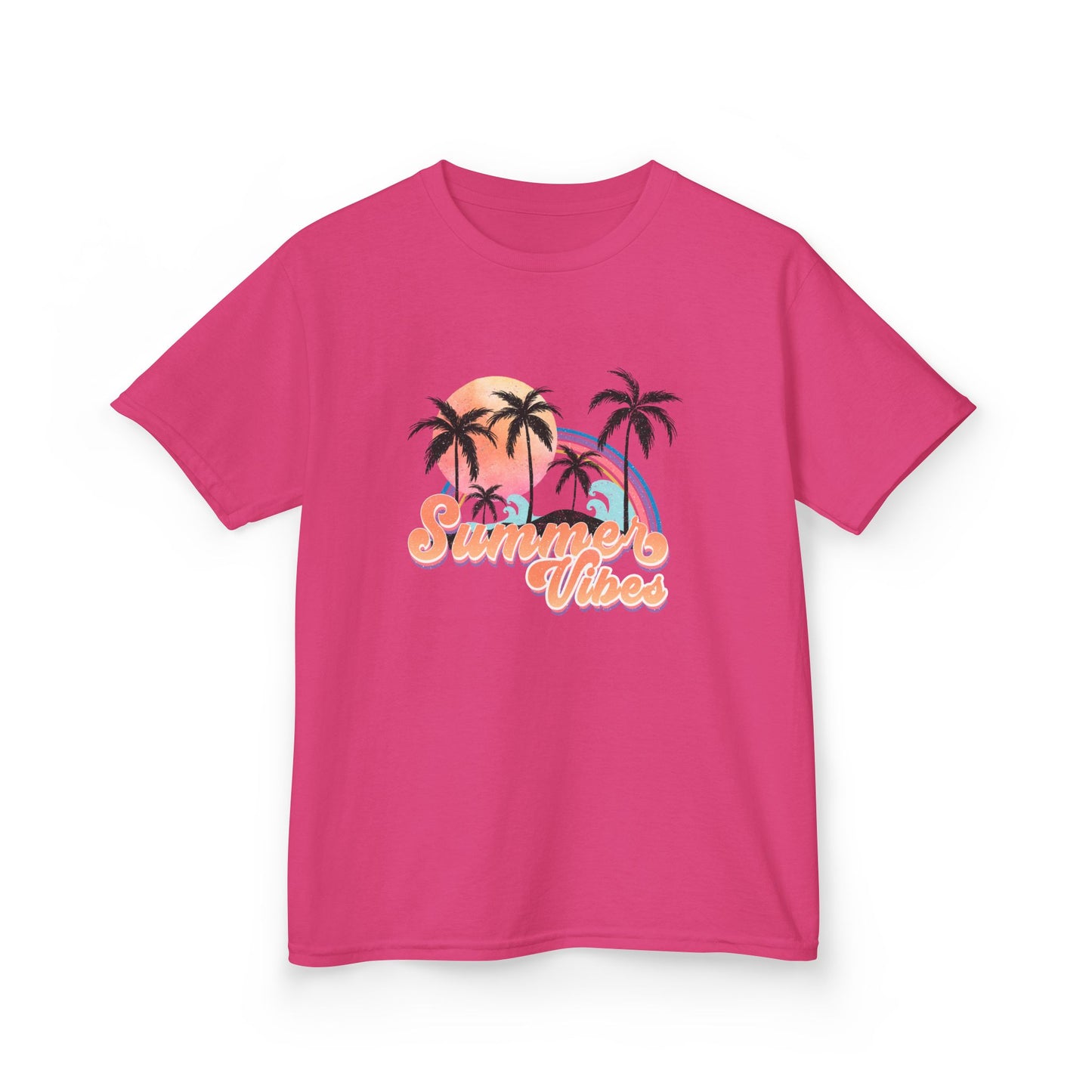 Kids Tee — 'Summer Vibes' Palm Tree Graphic Tee