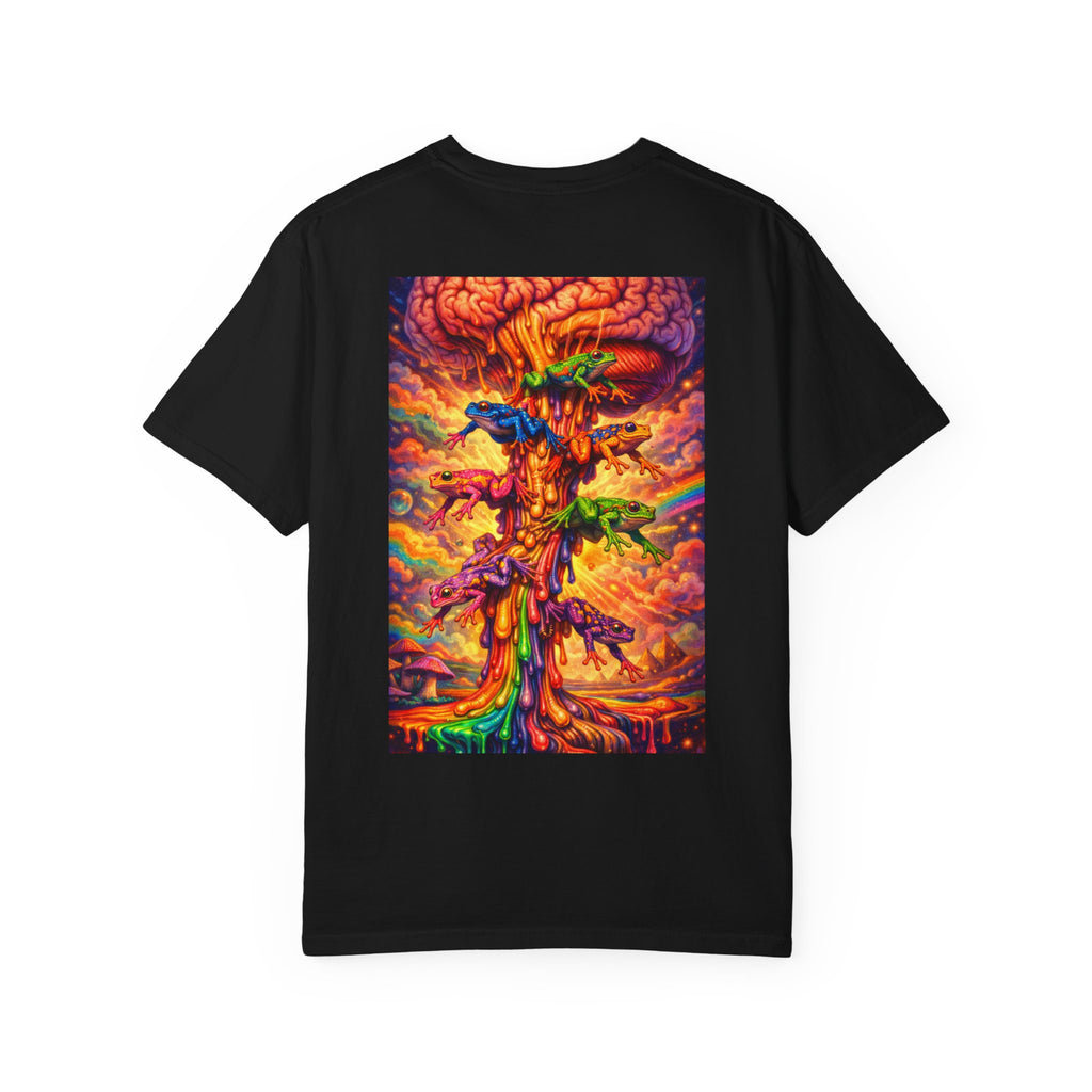 Psychedelic Frogs Brainstem T-Shirt
