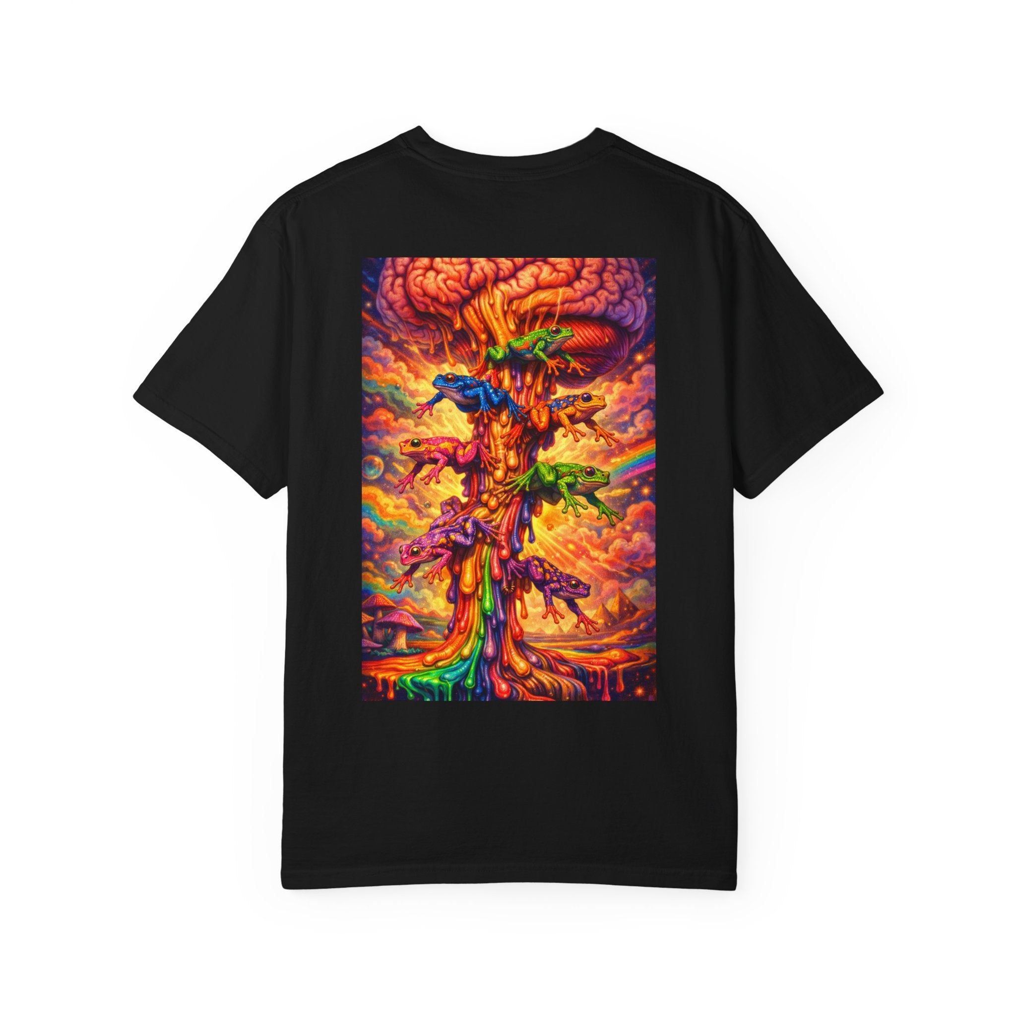 Psychedelic Frogs Brainstem T-Shirt