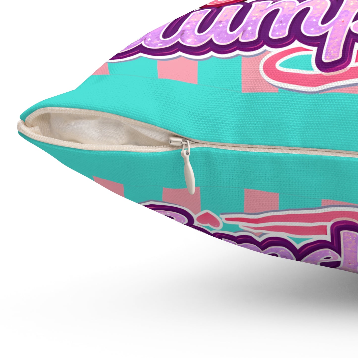 You’re a Glitter Dumpling Throw Pillow — Cute Rainbow Kawaii Dumpling Decorative Pillow