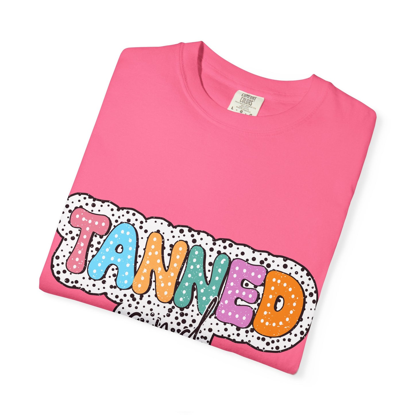 Tanned & Tipsy Mom T-Shirt — Summer Funny Tee