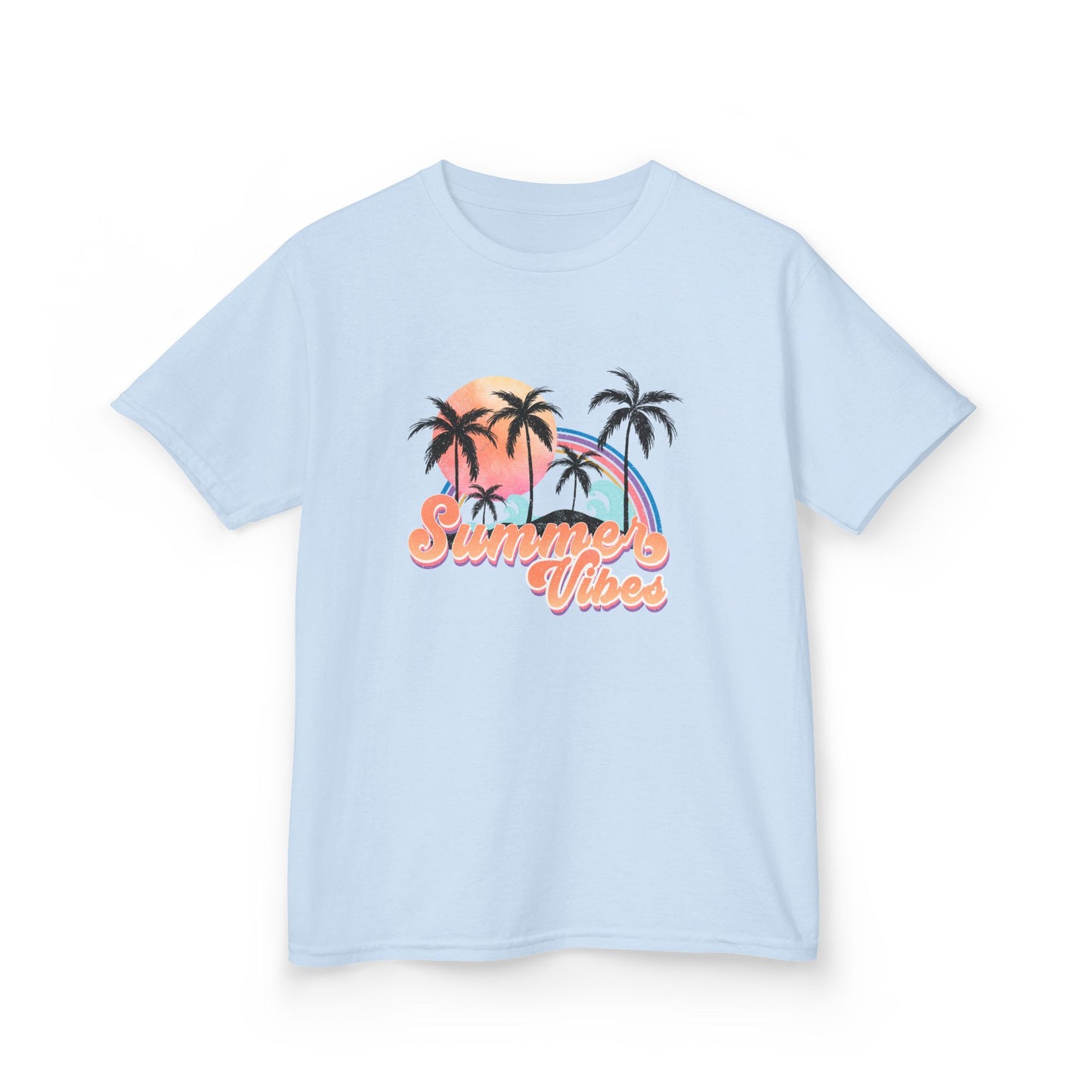 Kids Tee — 'Summer Vibes' Palm Tree Graphic Tee