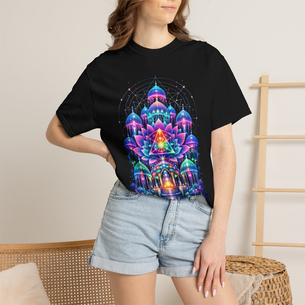 Psychedelic Palace T-Shirt — Vibrant Mandala Art Tee