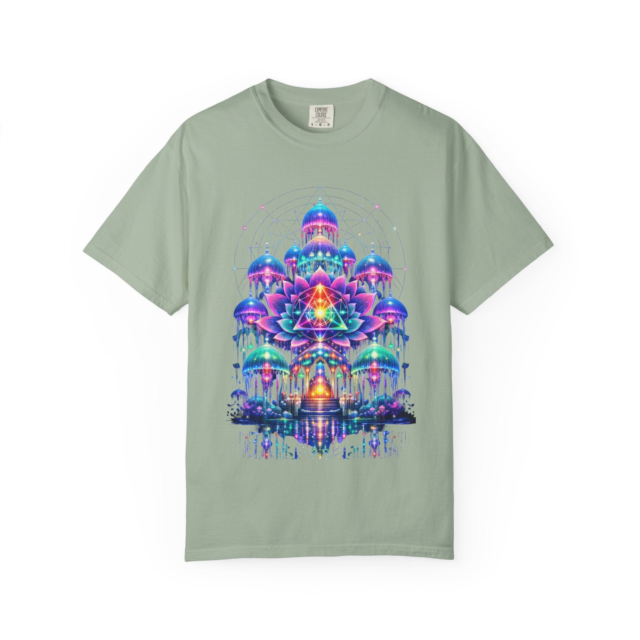 Psychedelic Palace T-Shirt — Vibrant Mandala Art Tee