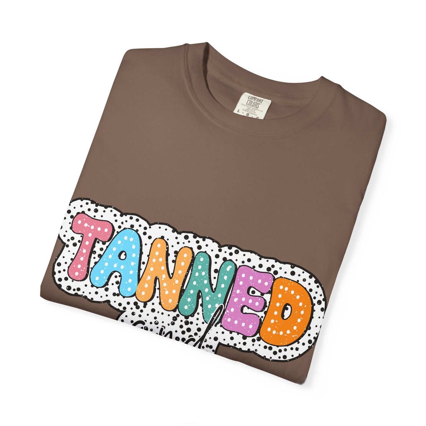 Tanned & Tipsy Mom T-Shirt — Summer Funny Tee