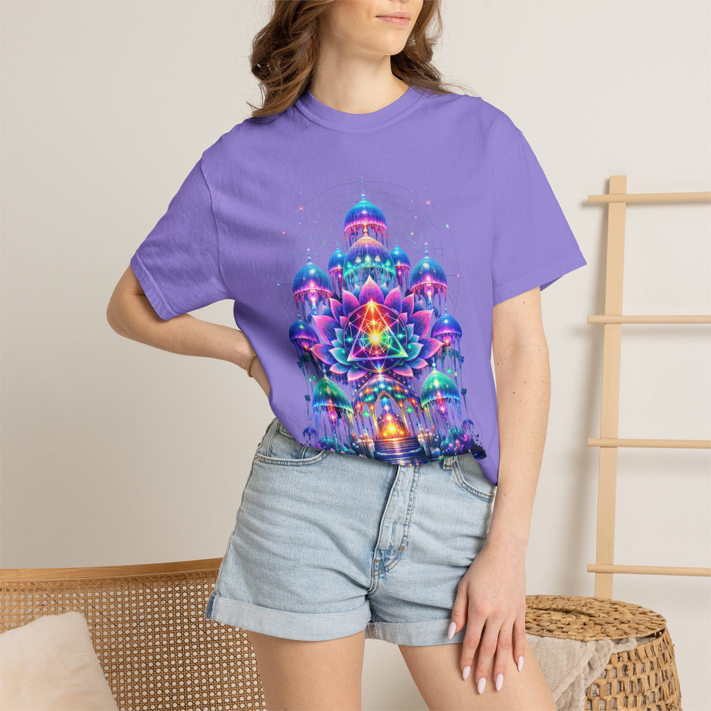Psychedelic Palace T-Shirt — Vibrant Mandala Art Tee