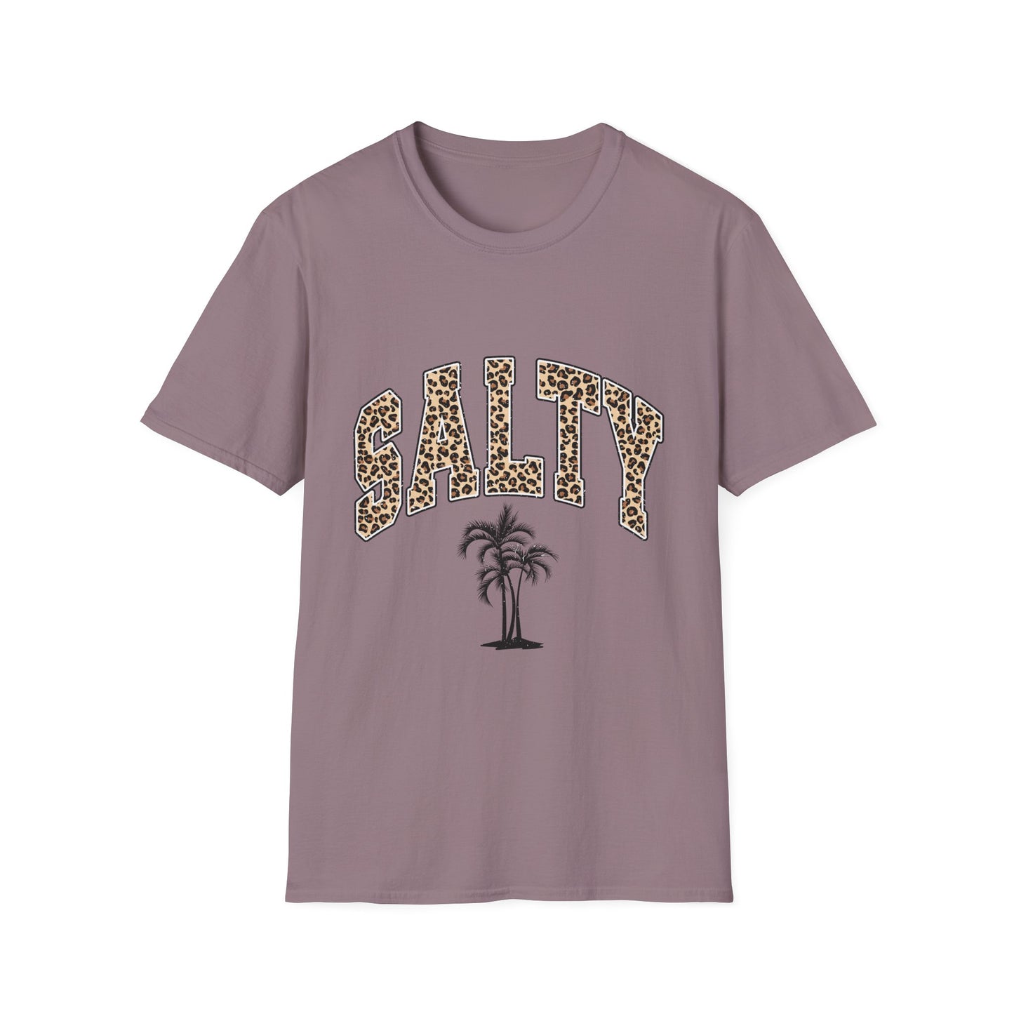 Salty and Sunkissed Leopard Tee — Summer Beach T-Shirt