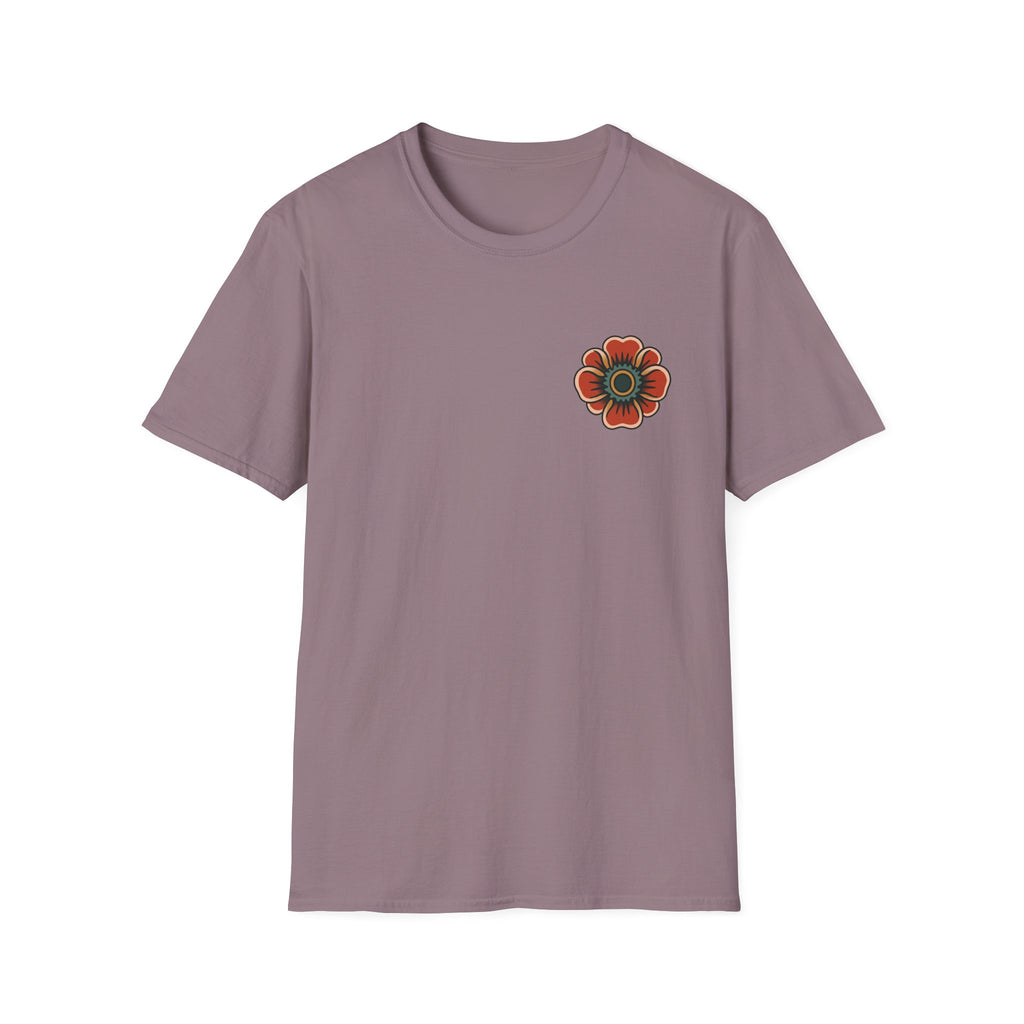 Vintage Snake & Floral Tattoo T-Shirt