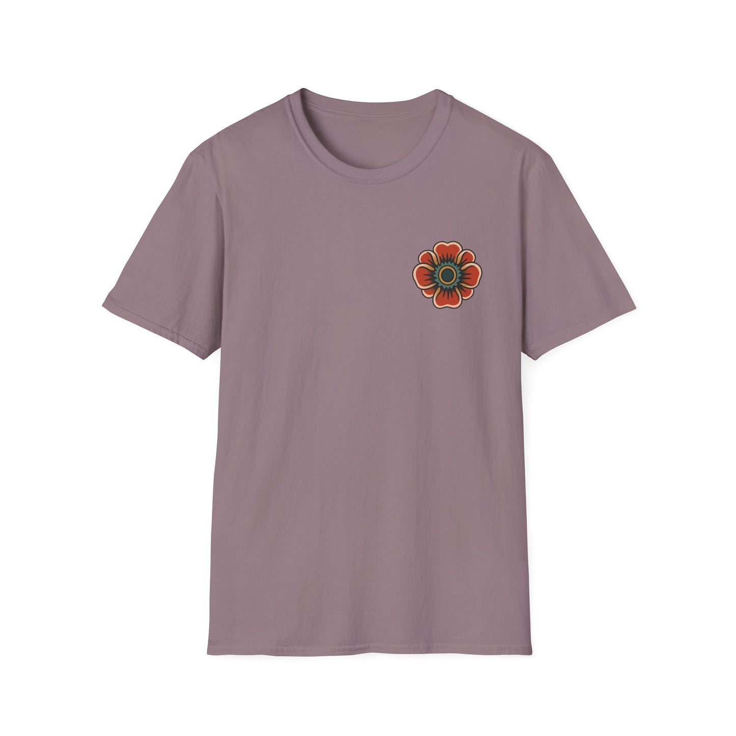 Vintage Snake & Floral Tattoo T-Shirt