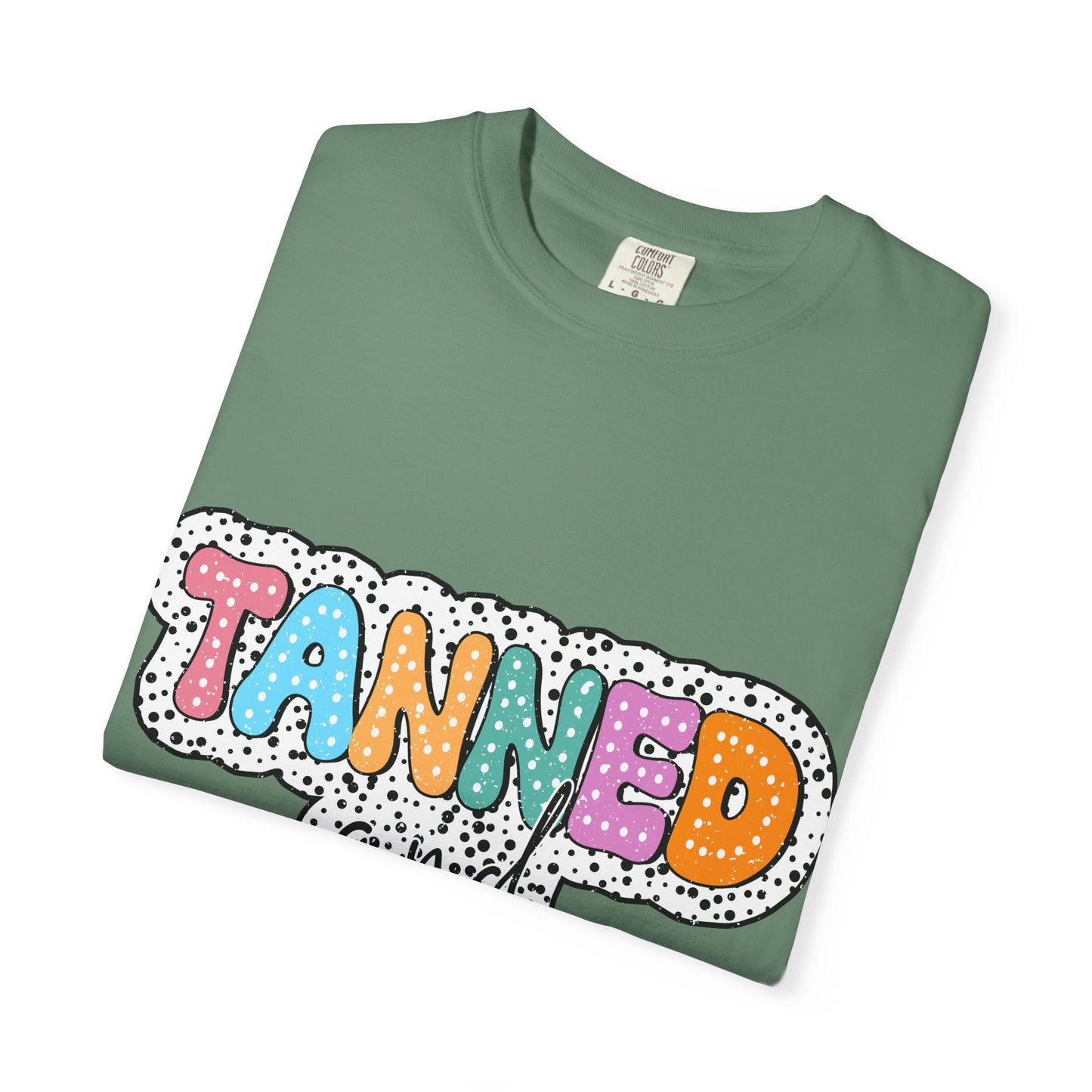 Tanned & Tipsy Mom T-Shirt — Summer Funny Tee