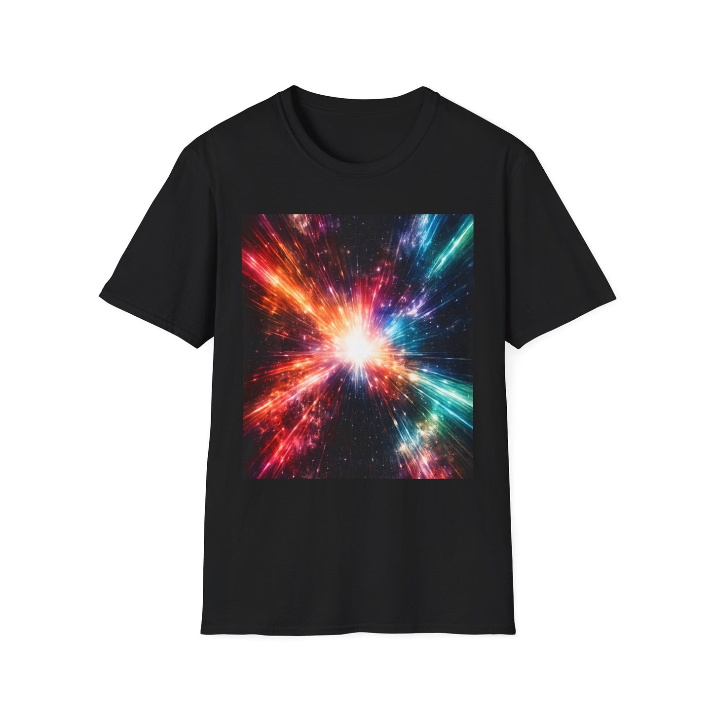 Galaxy Burst T‑Shirt — Cosmic Nebula Space Graphic Tee